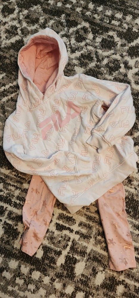 Girls 5/6 Legging And Sweatshirt