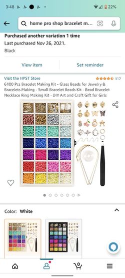 Bracelet Making Kit - Glass Beads for Jewelry & Bracelets Making - Small  Bracelet Beads Kit - Bead Bracelet Necklace Ring Making Kit - DIY Art and  Cra for Sale in Mesa, AZ - OfferUp