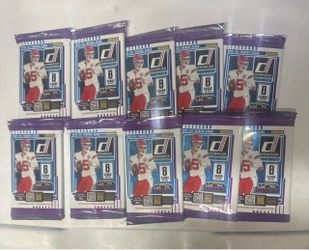 2025 Panini Donruss NFL Football Trading Card LOT of 10 Packs SEALED