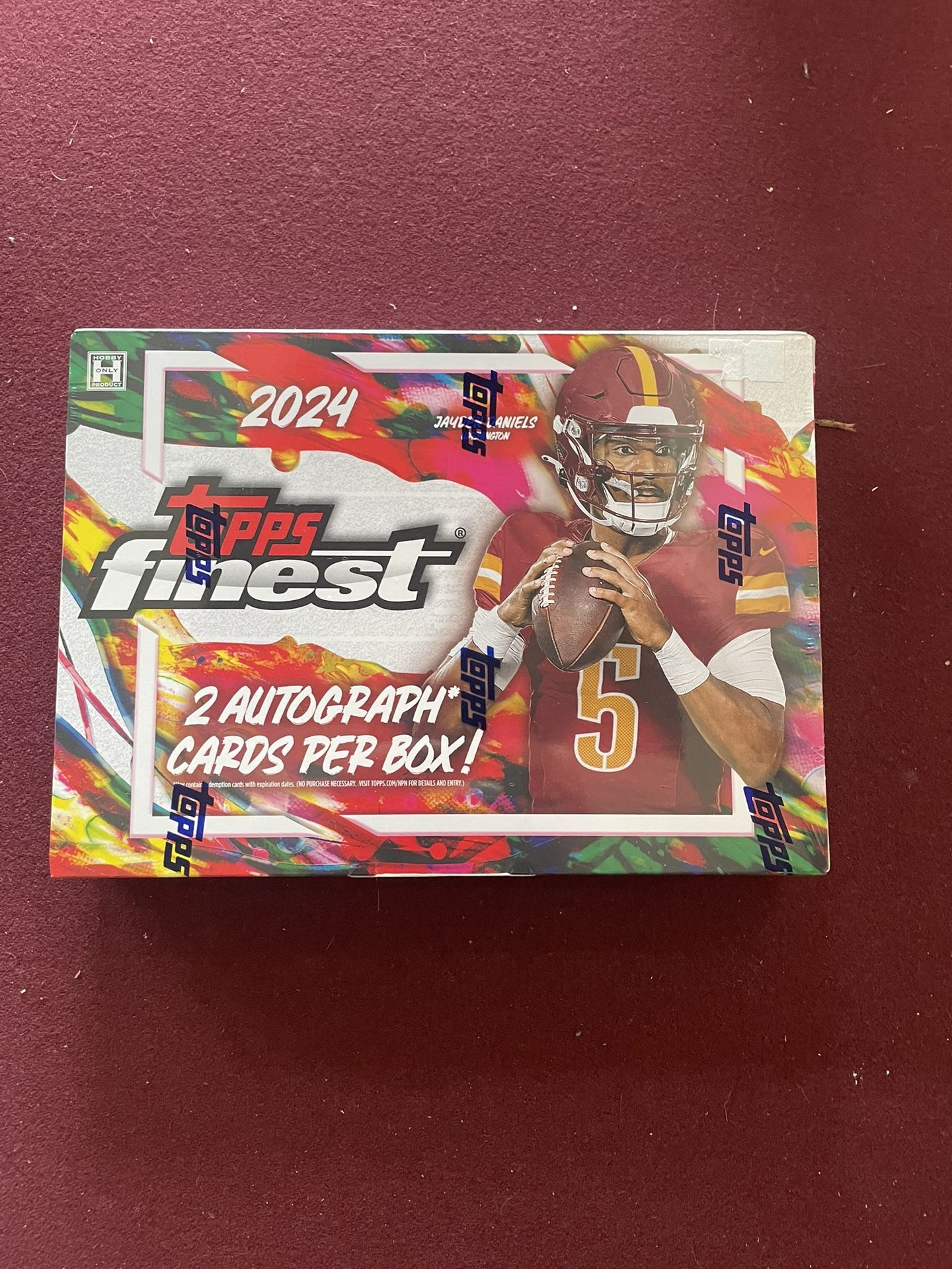 2024 Topps Finest Football HOBBY Box —Sealed