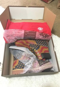 Supreme collab with timberlands