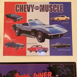 CHEVY MUSCLE Classic sign