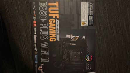 Tufgaming motherboard b550-plus WiFi ii am4 gen2