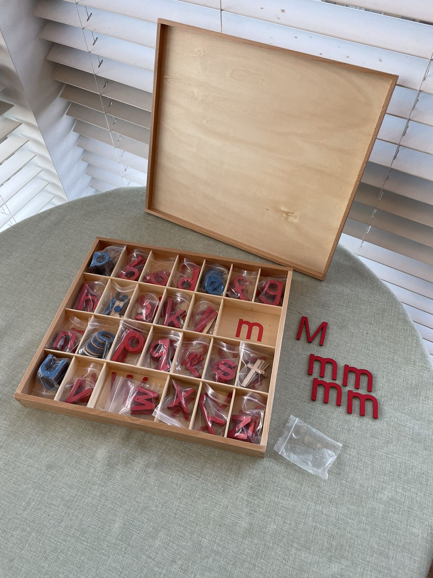 Montessori Wooden Alphabet Letters
