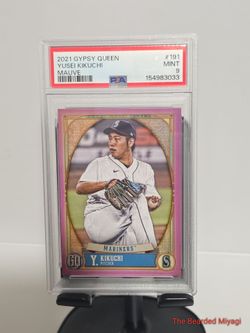 2021 Topps Gypsy Queen Yusei Kikuchi Mauve PSA 9