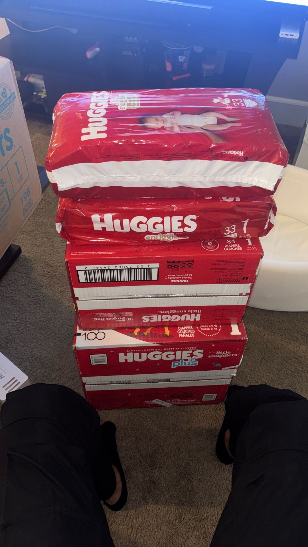 Size 1 baby diapers