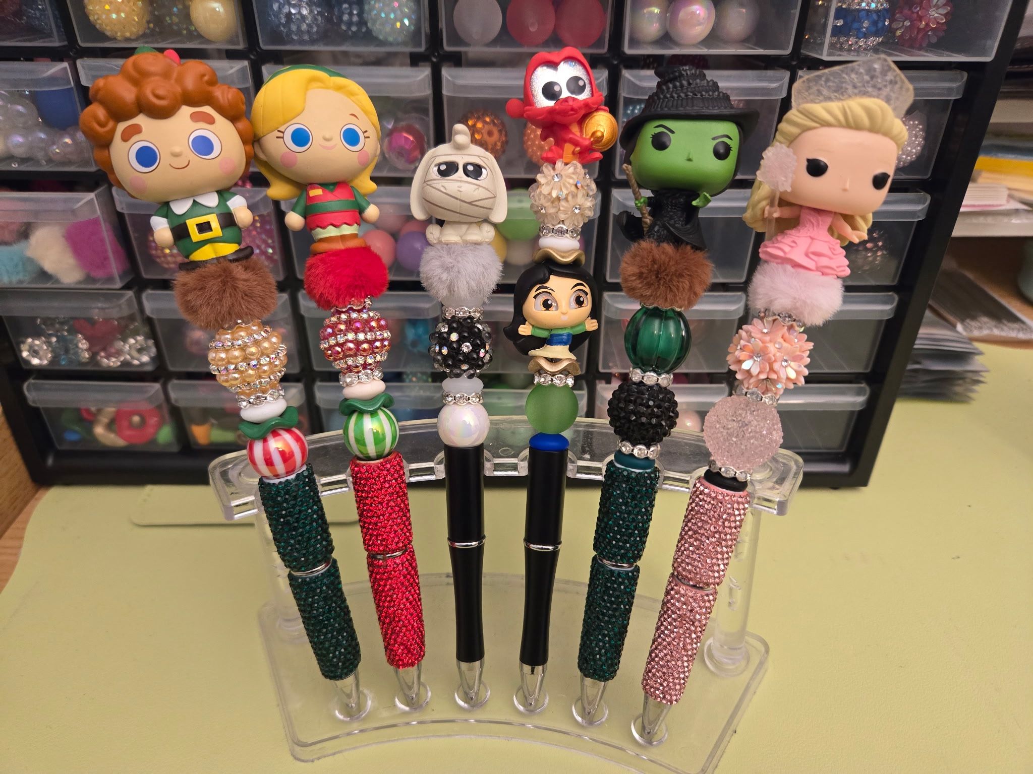 Custom Beaded Pens 