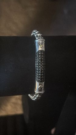 iffy Jewelry | Effy Sterling Black Spinel And 14k Link Bracelet