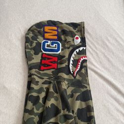 BAPE 1st Camo Shark Full Zip Hoodie XL