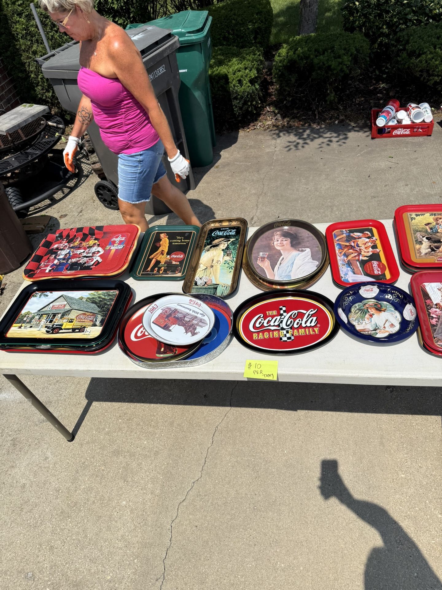 Old Coca Cola Trays