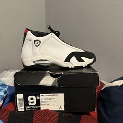 JORDAN 14 Retro “BLACK TOE” 2014 SZ 9.5
