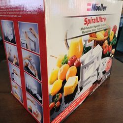 Mueller Spiral-Ultra Multi-Blade Spiralizer, 8 into 1 Spiral Slicer, Heavy Duty Salad Utensil, Vegetable Pasta Maker and Mandoline Slicer for Low Carb