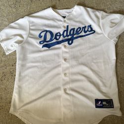 Authentic Majestic Cool Base Los Angeles Dodgers Kershaw Jersey Adult XL, Not Ohtani, Betts, Freeman, Yamamoto, Sasaki 