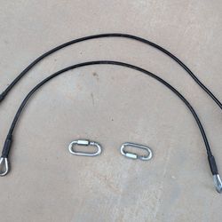 Tow Hitch Safety Cable And links