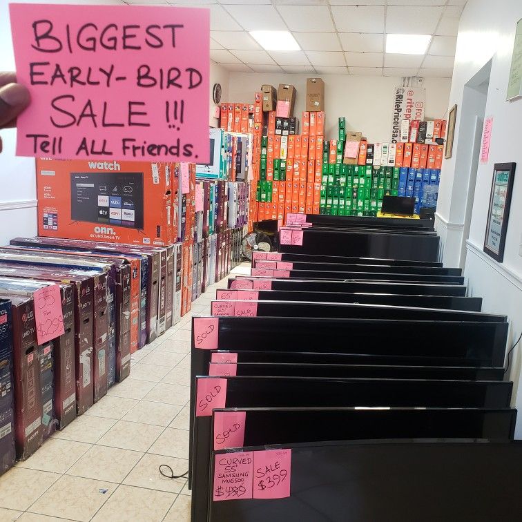EARLY BIRD TV SALE