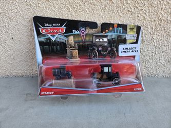 Mattel Disney Pixar Cars Stanley And Lizzie Radiator Springs 2 Pack NEW
