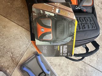 Klein Tools back pack and tools set