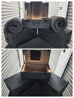 Heavy duty flight cases