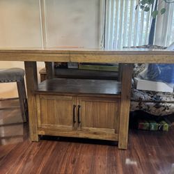 Sonoma Natural Extendable Counter Height Dining Table