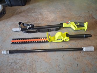 Ryobi 18in 18V Pole Hedge Trimmer (Tool Only)
