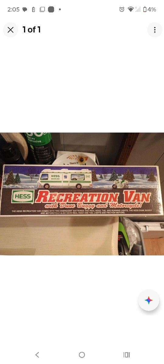 Hess Vintage Recreational Van