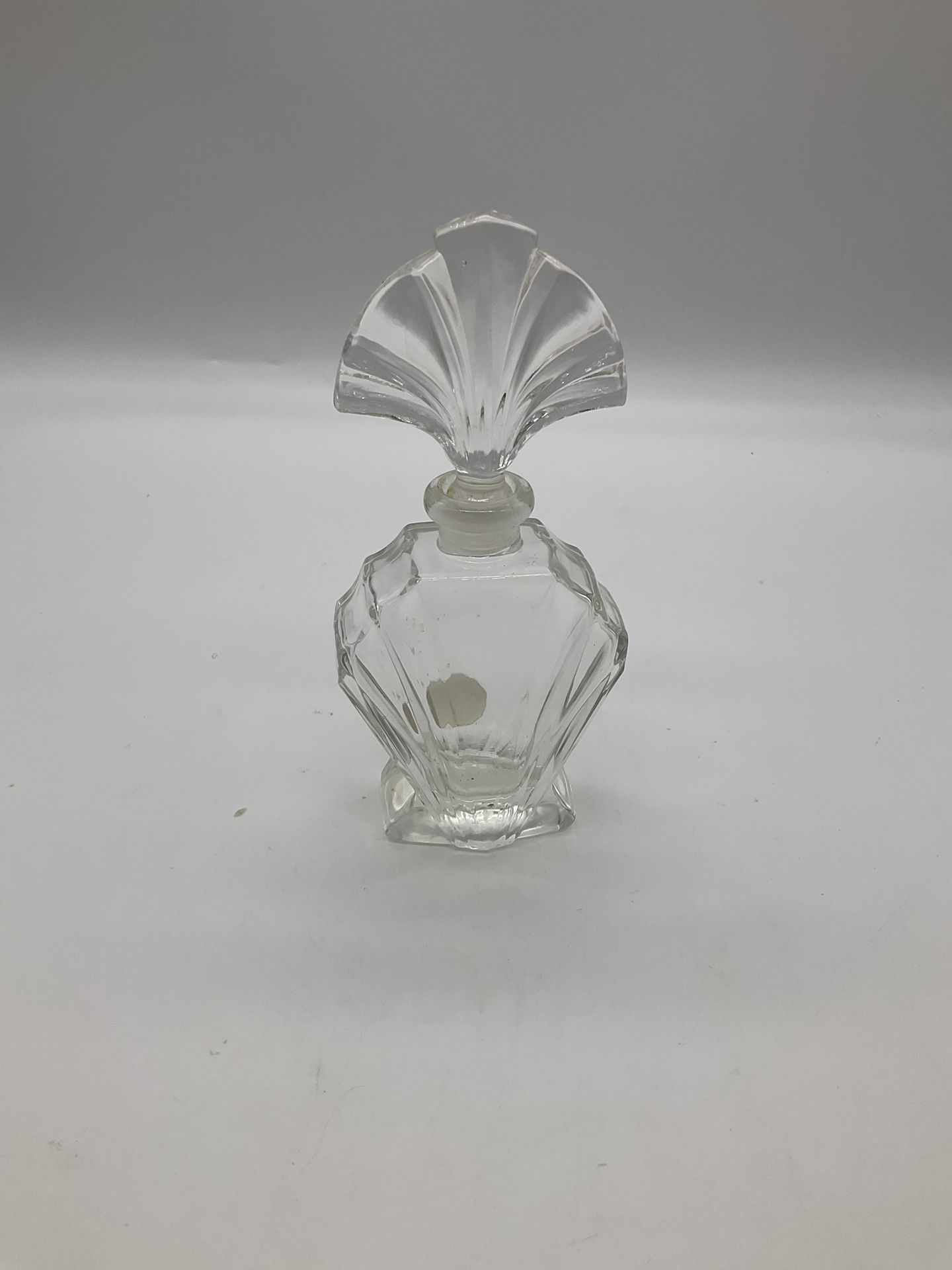VINTAGE I.W. RICE CRYSTAL PERFUME BOTTLE