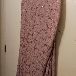Lacy Sequin Dress With Slip