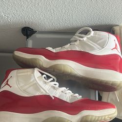 Cherry 11 Jordans Size 12