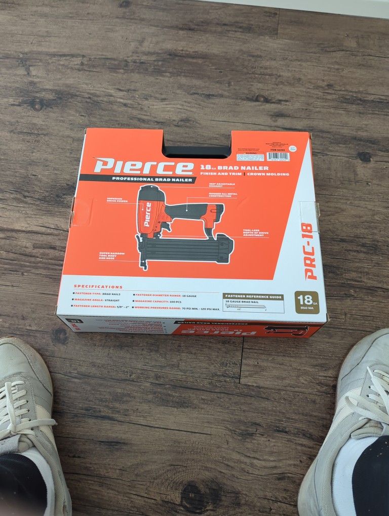 Pierce Brad Nailer 18 Gauge