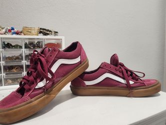 Vans Old Skool Burgundy Gum Sole Sneakers