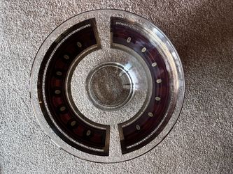 Glass Punch Bowl Vintage