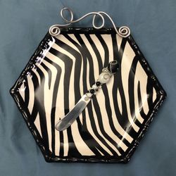 Zebra Style Cheese Plate