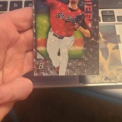 Shane Bieber Baseball Card 