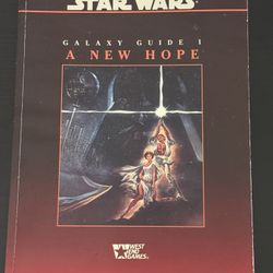 Star Wars - Galaxy Guide 1 - A New Hope - West End Games 40124 RPG