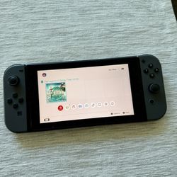 Nintendo Switch with Gray Joy-Con