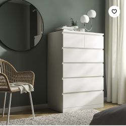 IKEA MALM White Dresser