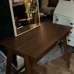 Desk And Mirror Combo Or Will Sell Separately Look At My Listings 42” L 29” H 20” D