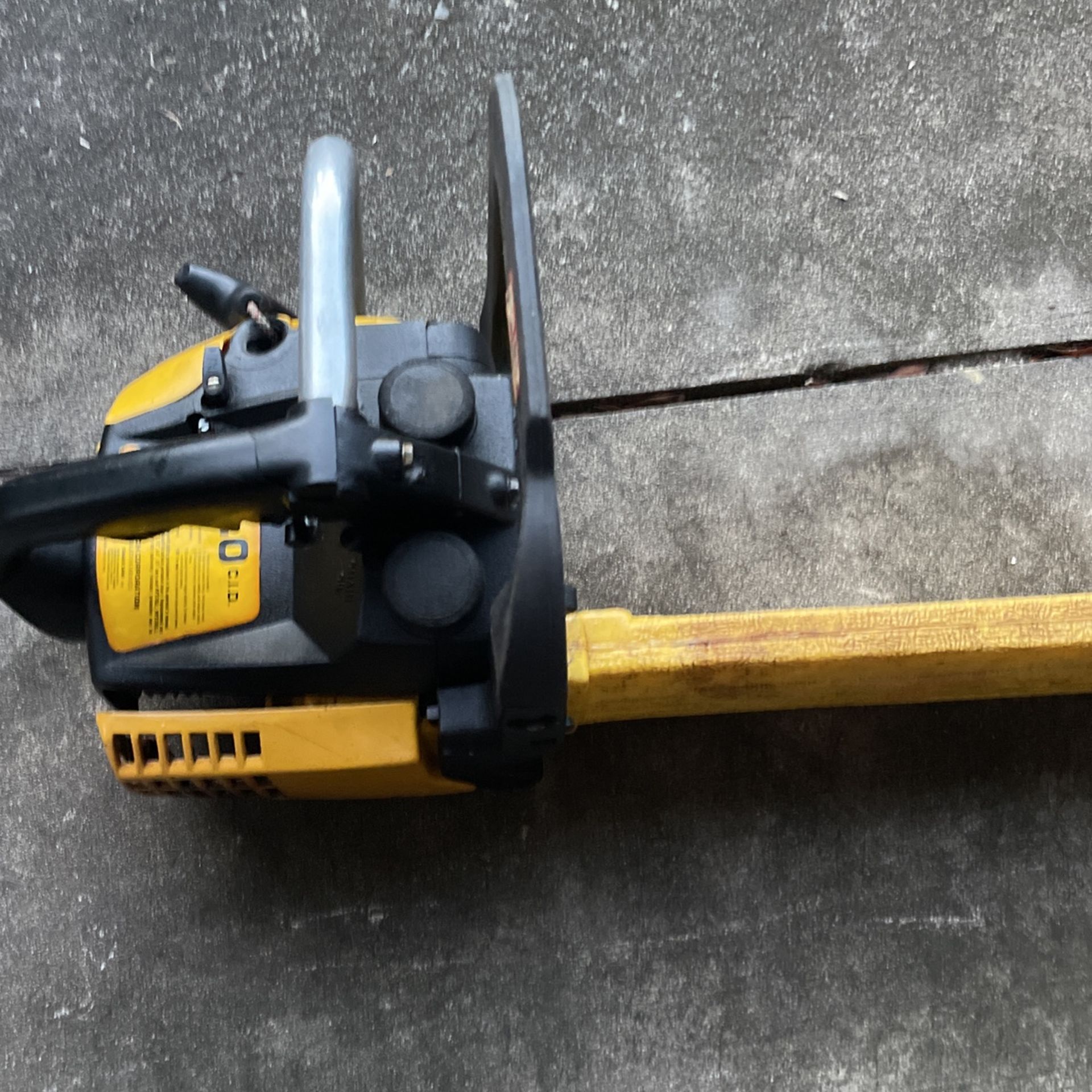 Vtg Antique McCullough Chainsaw Saw Bar Parts Or Repair Power Head Old