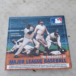 THE TREASURES OF MAJOR LEAGUE BASEBALL REALLY COOL INTERACTIVE BOOK (READ DESCRIPTION)