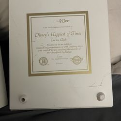 Disney Cuckoo Clock Limited Edition 