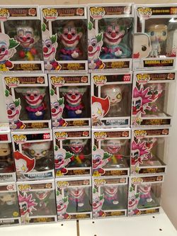 Killer Klowns from outer space Jumbo shorty Spikey funko pop horror halloween