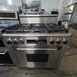 36" DACOR DUAL FUEL RANGE STAINLESS STEEL 