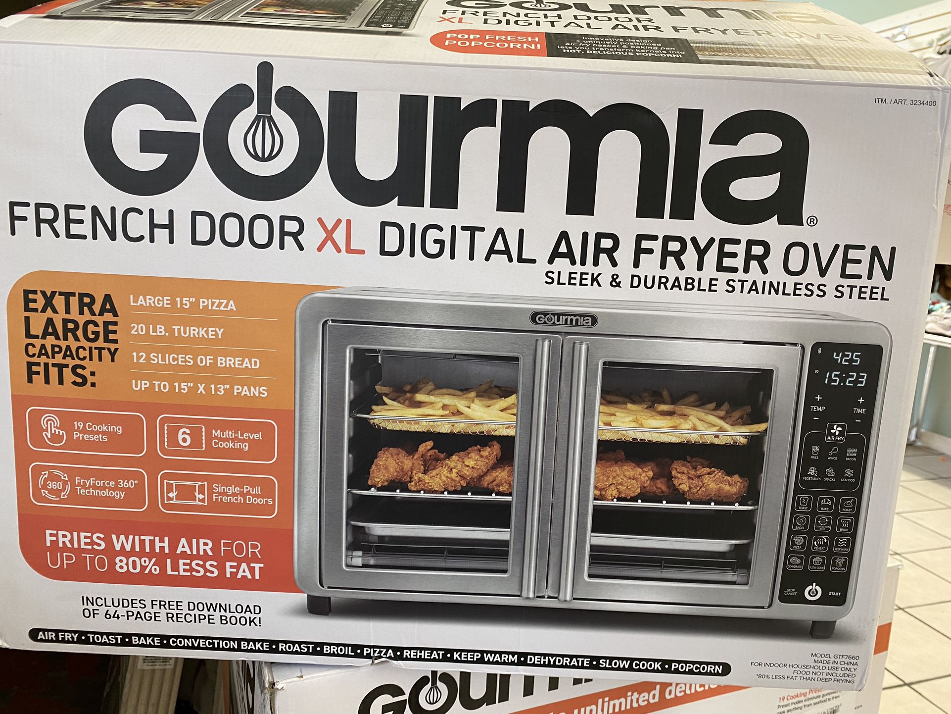 Gourmia XL Digital Air Fryer Toaster Oven for Sale in Long Beach, CA -  OfferUp