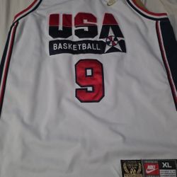 Dream Team Michael Jordan Vintage Gold Jersey