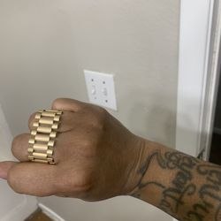 Easy Fit 2 Fingered Rolex Ring