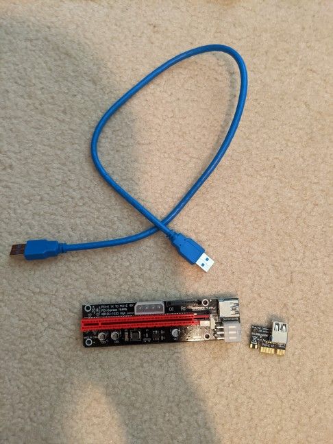 GPU Riser Express Cable x16 to x1