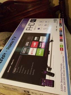 New sharp Roku tv 43 inch