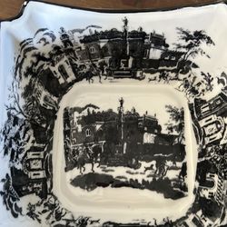 Antique Ironstone square bowl