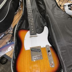 Electric Guitar And Amp