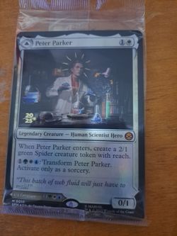 MTG Peter Parker Foil Card SPM 0010